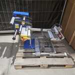 Fles etiketteer machine, Etipack, Junior, Blauw, 2009